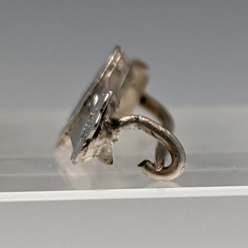 1897 British Antique Sterling Silver Horseshoe Design Brooch Ward Brothers